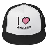I Heart Minecraft Trucker Hat