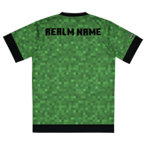 Minecraft Personalized Jersey T-Shirt Realm Name