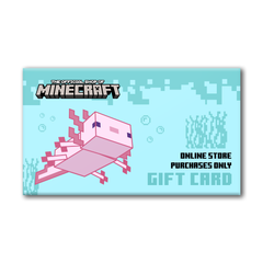 Minecraft Shop Axolotl eGift Card