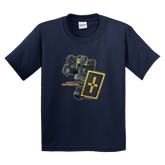 Minecraft Dungeons Logo Personalized Kids Short Sleeve T-Shirt