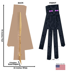 Minecraft Enderman Cardboard Cutout Standee