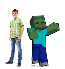 Minecraft Zombie Cardboard Cutout Standee
