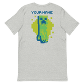 Minecraft Creeper Personalized Adult T-Shirt