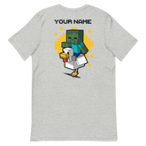 Minecraft Chicken Jockey Personalized Adult T-Shirt
