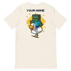 Minecraft Chicken Jockey Personalized Adult T-Shirt