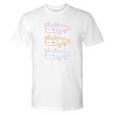 Minecraft Axolotl Outline Unisex T-Shirt