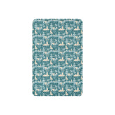 Minecraft Blue Holiday Pattern Sherpa Blanket