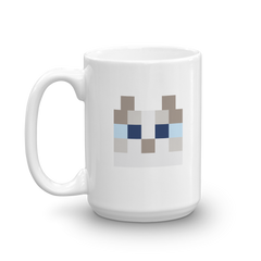 Minecraft Cat White Mug