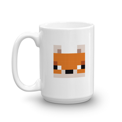 Minecraft Fox White Mug