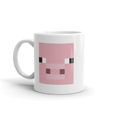Minecraft Pig White Mug