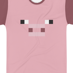 Minecraft Pig Unisex Short Sleeve T-Shirt