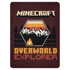 Minecraft Overworld Explorer Sherpa Blanket