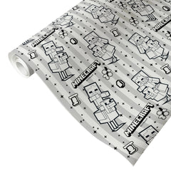 Minecraft Color Me Chicken Jockey Matte Gift Wrap