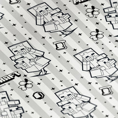 Minecraft Color Me Chicken Jockey Matte Gift Wrap