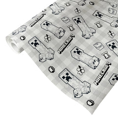 Minecraft Color Me Creeper Matte Gift Wrap