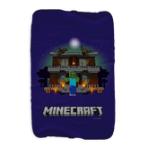 Minecraft Zombie Creepy Mansion Sherpa Blanket