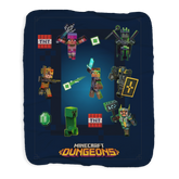 Minecraft Dungeons Heros vs. Mobs Sherpa Blanket
