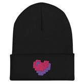 Minecraft Heart Cuffed Beanie