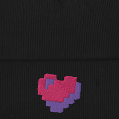 Minecraft Heart Cuffed Beanie