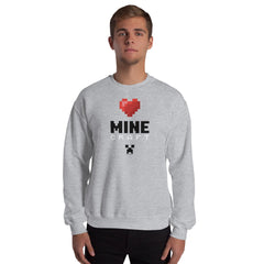 Minecraft Heart Sweatshirt