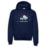 Minecraft Polar Bear Kids Pullover Hoodie