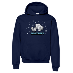 Minecraft Polar Bear Kids Pullover Hoodie