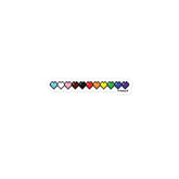 Minecraft Rainbow Life Bar Die Cut Sticker
