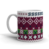 Minecraft Creeper SSSELEBRATE White Mug