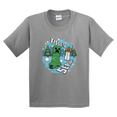 Minecraft Tis The Season Kids Short Sleeve T-Shirt