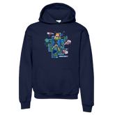 Minecraft Underwater Kids Hoodie