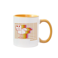 Minecraft Wavy Chicken Two-Tone Mug