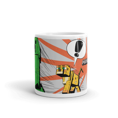 Minecraft Creeper Zoom White Mug