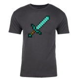 Minecraft Sword Adult Short Sleeve T-Shirt