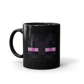 Minecraft Enderman Eyes Black Mug