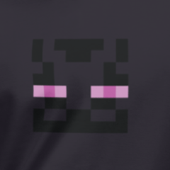 Minecraft Enderman Eyes Adult Hoodie