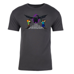 Minecraft Fight The Ender Dragon Adult Short Sleeve T-Shirt