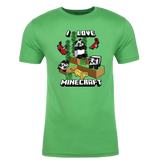 Minecraft Panda Adult Short Sleeve T-Shirt