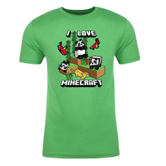 Minecraft Panda Adult Short Sleeve T-Shirt