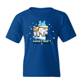 Minecraft Polar Bear Kids Short Sleeve T-Shirt