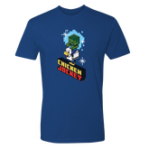 Minecraft Jolly Mobs Chicken Jockey Adult Short Sleeve T-Shirt