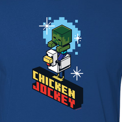 Minecraft Jolly Mobs Chicken Jockey Adult Short Sleeve T-Shirt