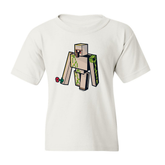 Minecraft Jolly Mobs Iron Golem Kids Short Sleeve T-Shirt