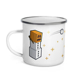 Minecraft Snowball Champion Enamel Mug