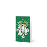 Minecraft Color Me Creeper Holiday Greeting Card