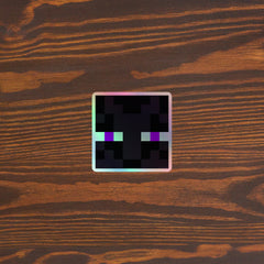 Minecraft Enderman Holographic Sticker