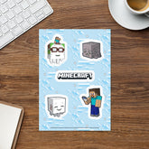 Minecraft Summer Sticker Sheet