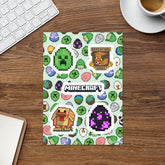 Minecraft Spring Egg Hunt Sticker Sheet