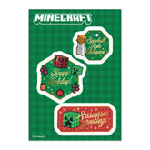 Minecraft Holiday Sticker Sheet