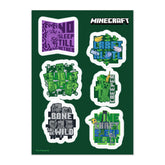 Minecraft Quotes Sticker Sheet