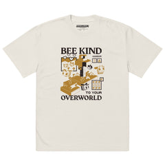 Minecraft Oversized T-Shirt Bee Kind to Your Overworld